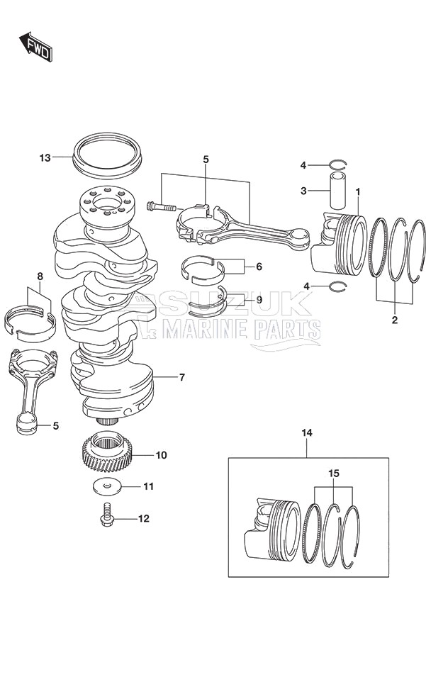 Crankshaft (DF 250S)