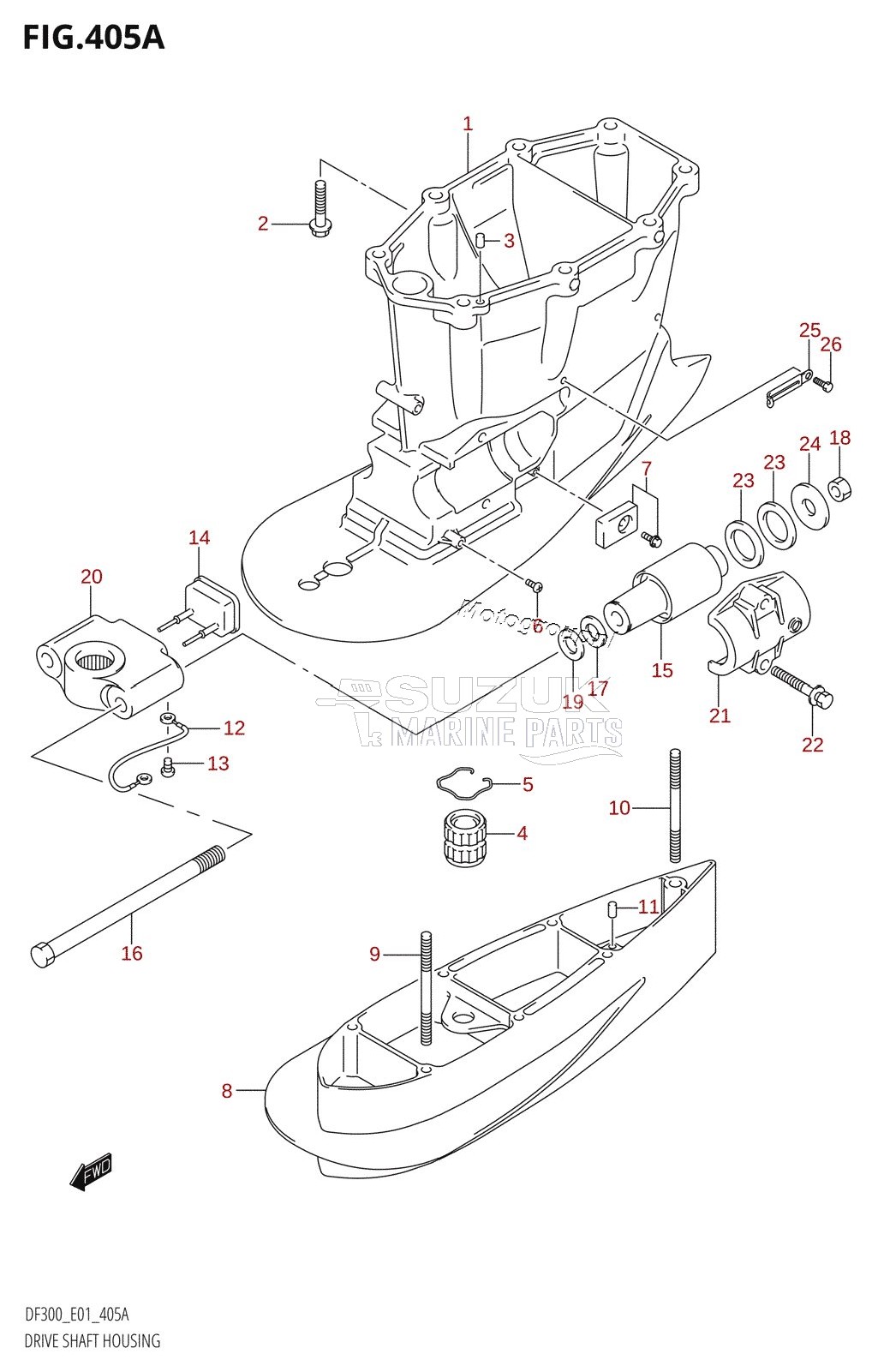 DRIVE SHAFT HOUSING