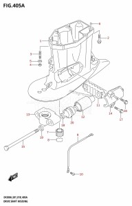 DF200 From 20002F-810001 (E01 E40)  2018 drawing DRIVE SHAFT HOUSING (DF200AT)