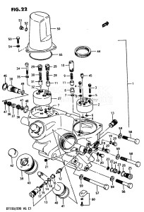 DT150 From 15001-601001 till 602891 ()  1986 drawing MANIFOLD PTT