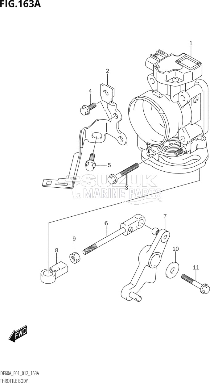 THROTTLE BODY (DF40A:E01)