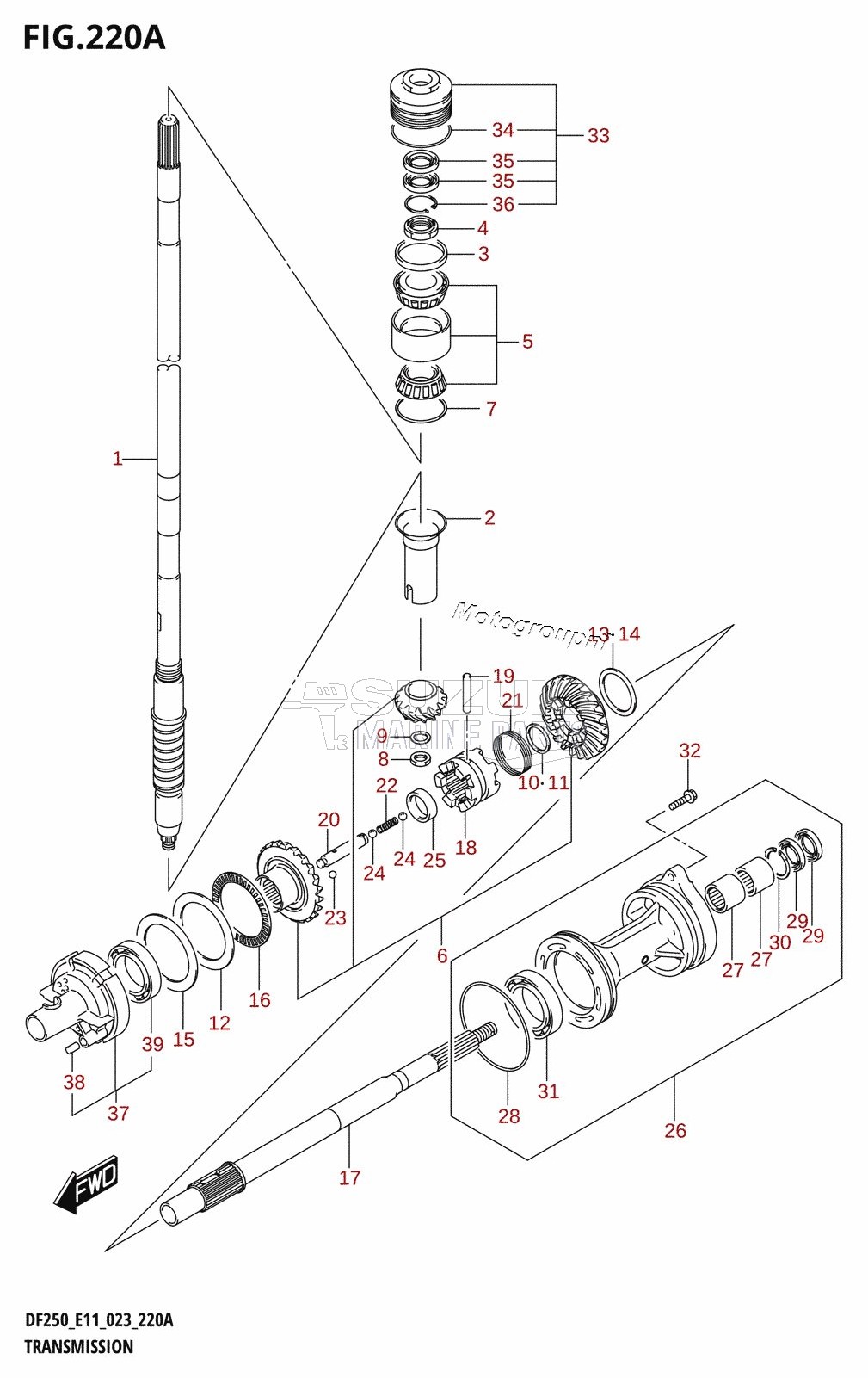 TRANSMISSION (DF200T)