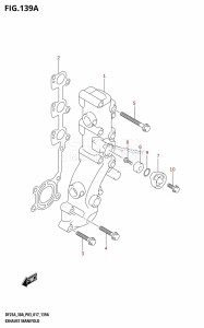 DF30A From 03003F-710001 (P40)  2017 drawing EXHAUST MANIFOLD