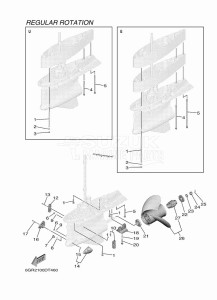 XF375NSA-2019 drawing PROPELLER-HOUSING-AND-TRANSMISSION-3