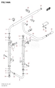 DF200Z From 20002Z-810001 (E03)  2018 drawing FUEL INJECTOR