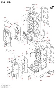 DF225Z From 22503Z-910001 (E01 E40)  2019 drawing CYLINDER HEAD (DF250T,DF250Z)