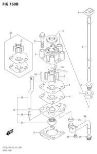 DT9.9A From 00993K-910001 (P36 P40)  2019 drawing WATER PUMP (DT9.9AK:P40)