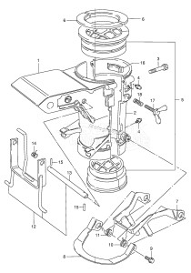 DT5 From 00503-861001 ()  2001 drawing SWIVEL BRACKET