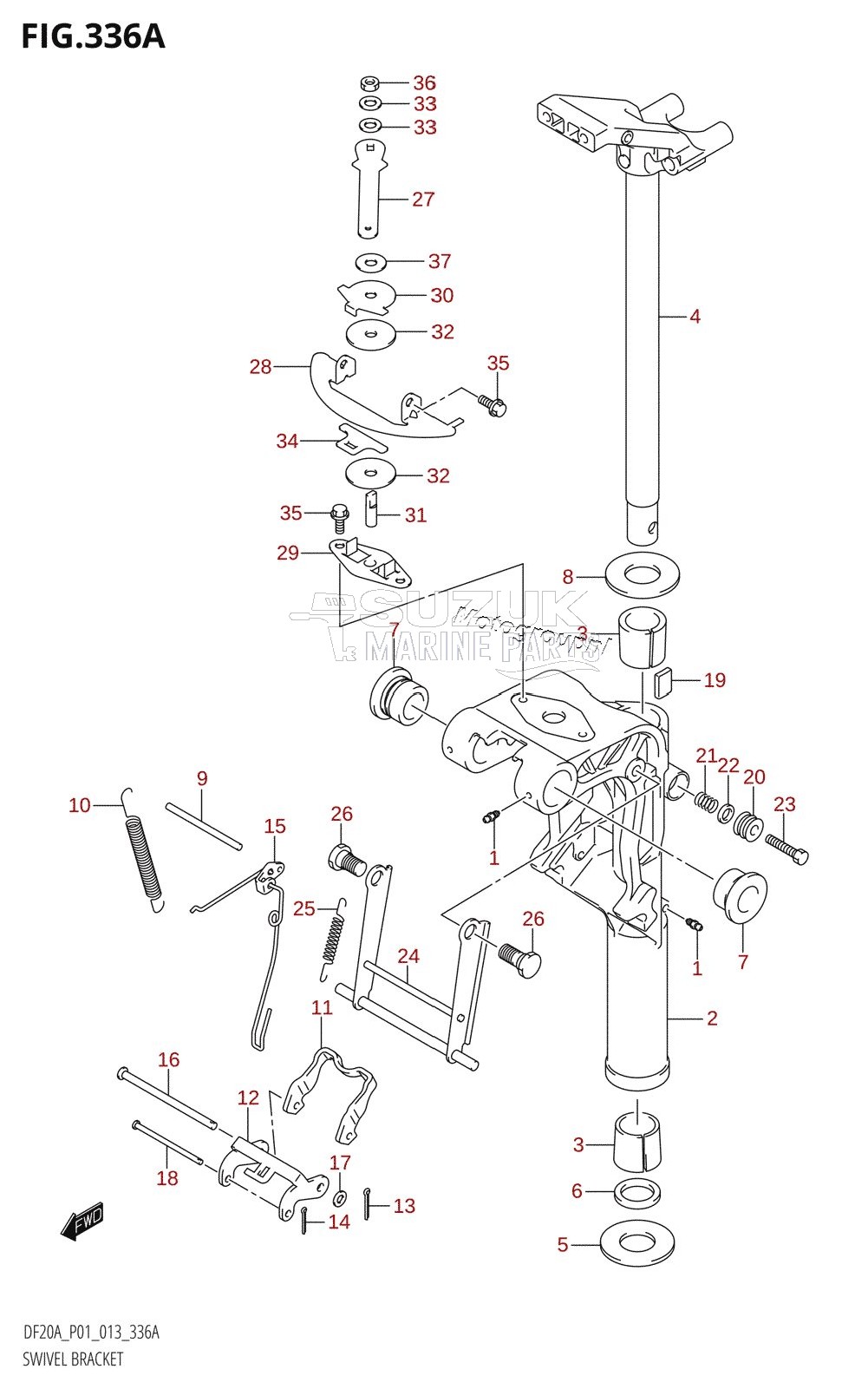 SWIVEL BRACKET (DF9.9B:P01)