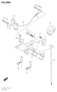 DF8A From 00801F-610001 (P03)  2016 drawing CLUTCH ROD (DF9.9A:P03)