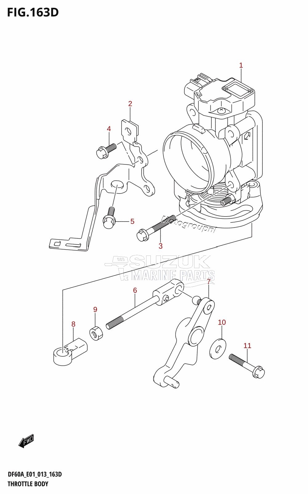 THROTTLE BODY (DF40ATH:E01)