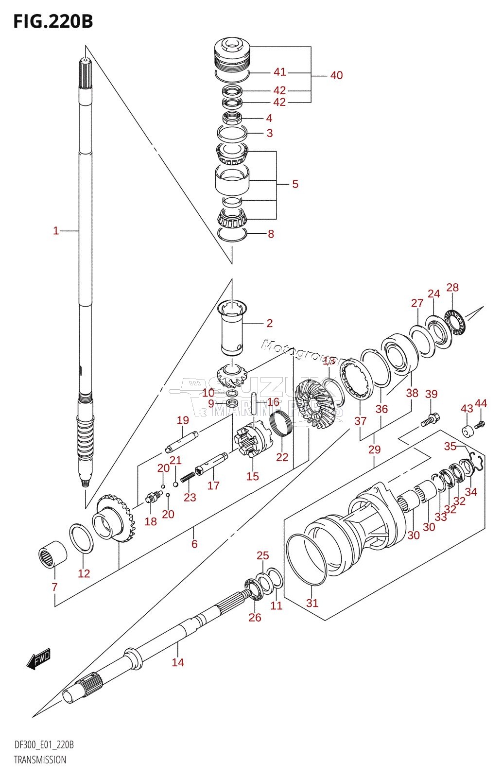 TRANSMISSION (DF300Z)