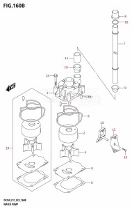 DF200 From 20002F-140001 (E01 E40)  2021 drawing WATER PUMP (E03:(DF225T,DF225Z,DF250T,DF250Z))