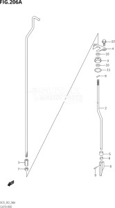 02503F-010001 (2010) 25hp E03-USA (DF25K10  DF25RK10) DF25 drawing CLUTCH ROD