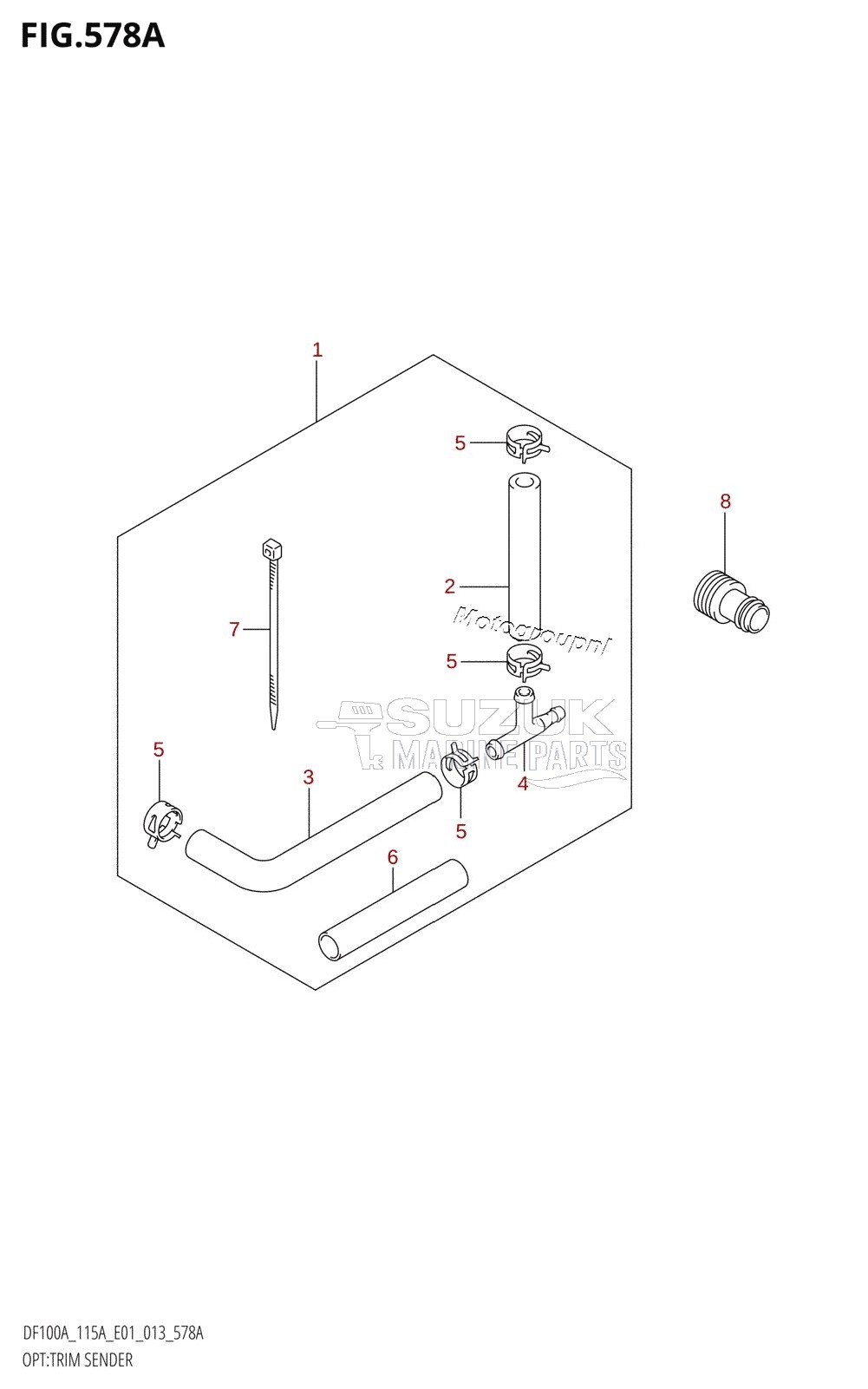 OPT:TRIM SENDER (DF100AT:E01)