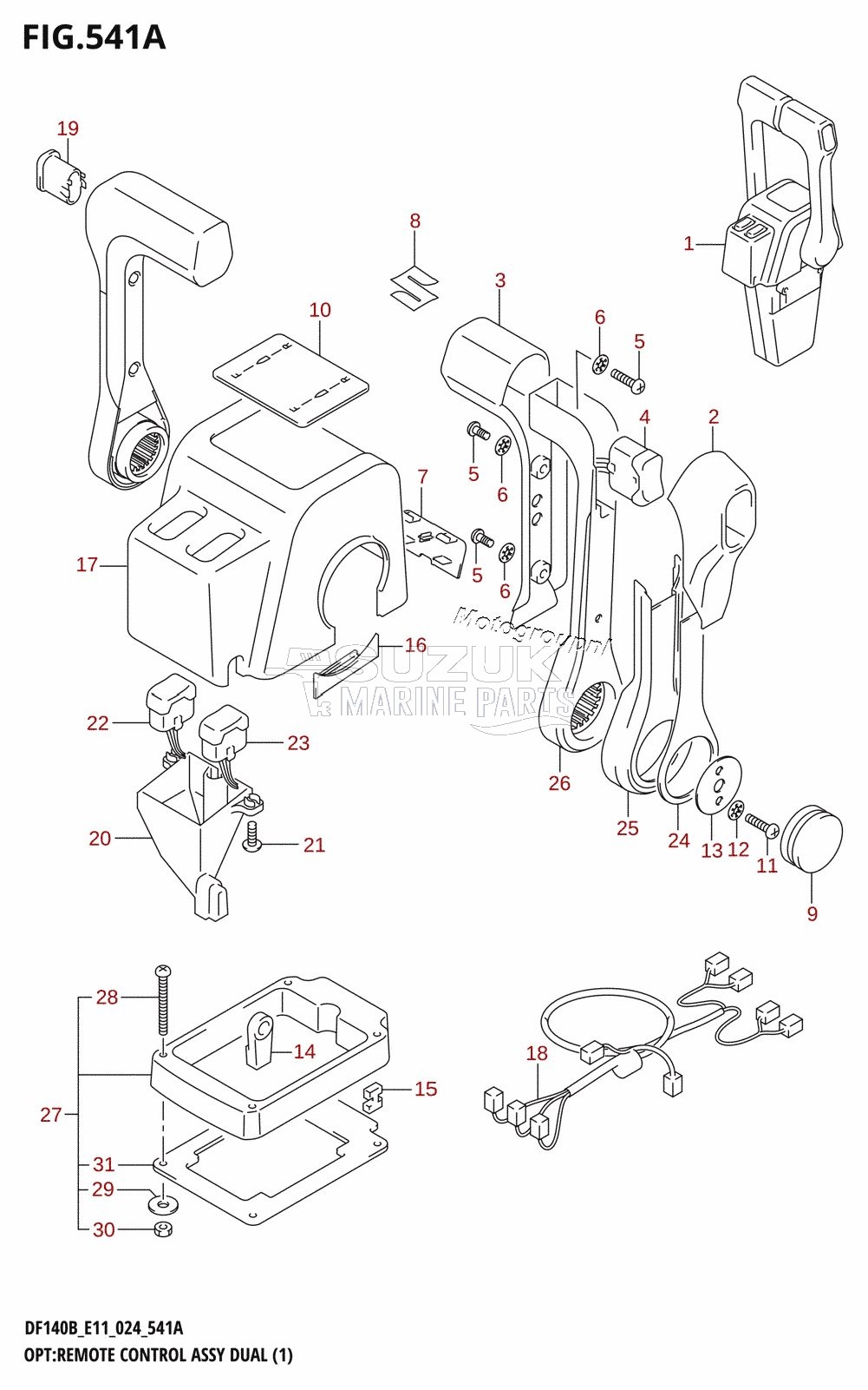 OPT:REMOTE CONTROL ASSY DUAL (1)