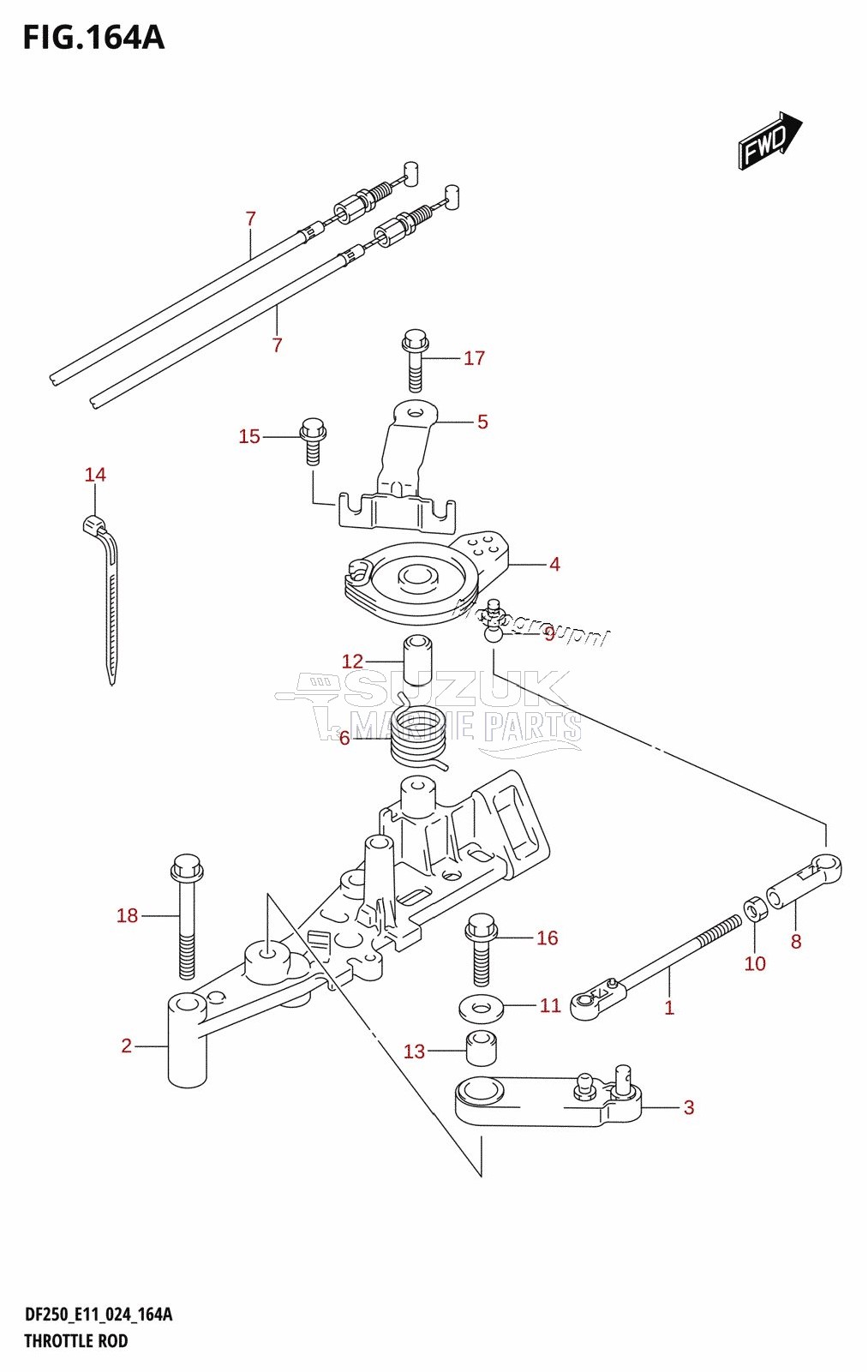 THROTTLE ROD