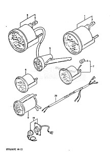 DT55 From 05501-501001-503045 ()  1985 drawing OPT : ELECTRICAL (1)