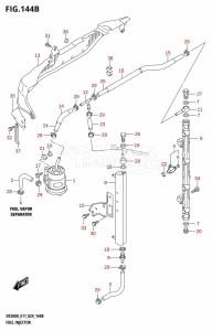 DF175AT From 17503F-440001 (E11 - E40)  2024 drawing FUEL INJECTOR (E40)