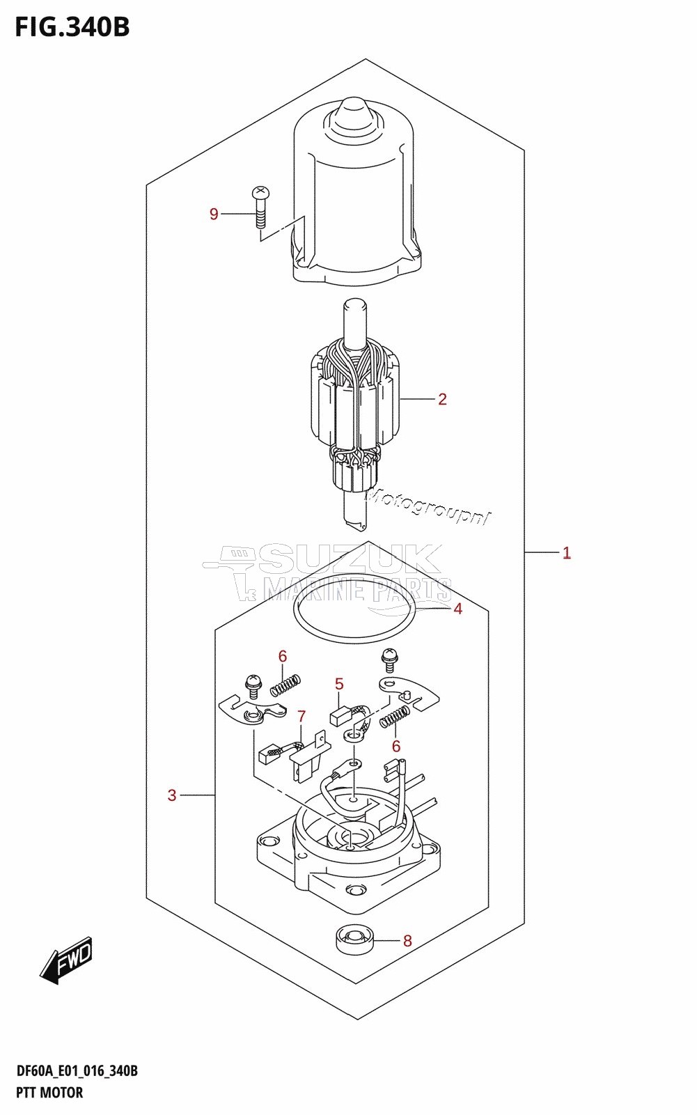 PTT MOTOR (DF40ATH:E01)