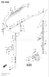 15002Z-140001 (2021) 150hp E40-Costa Rica (DF150WZ) DF150 drawing FUEL INJECTOR