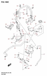 DF30A From 03003F-510001 (P01 P40)  2015 drawing FUEL PUMP (DF25AT:P01)