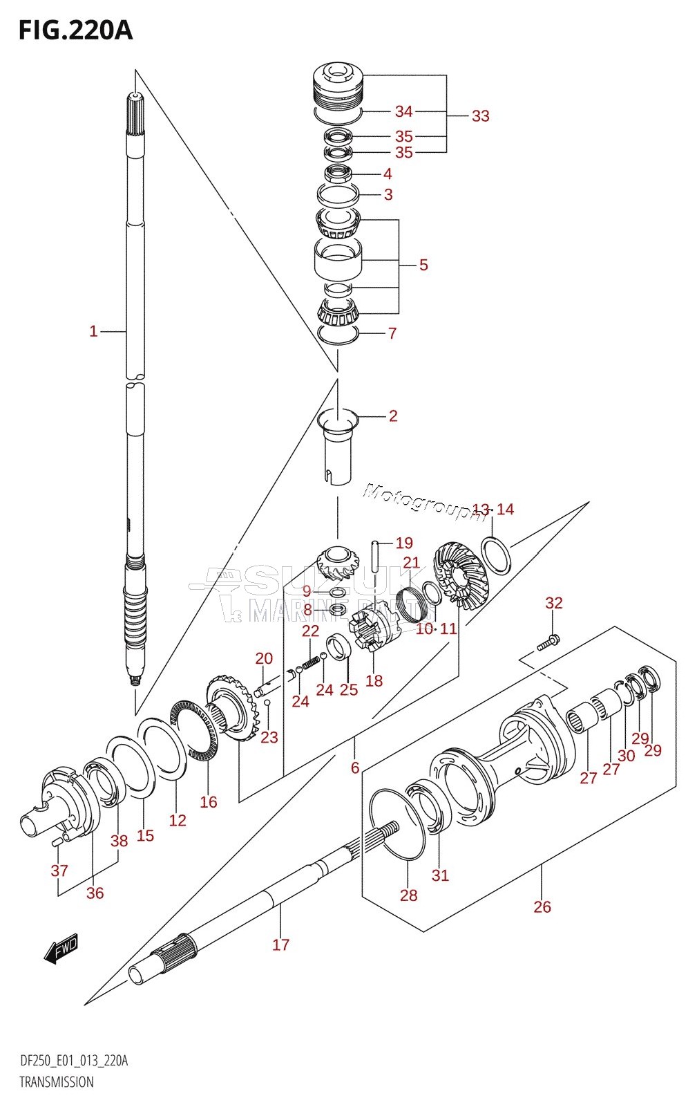 TRANSMISSION (DF200T:E01)