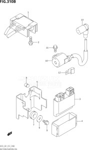 02503F-310001 (2013) 25hp E01-Gen. Export 1 (DF25  DF25Q  DF25R) DF25 drawing RECTIFIER / IGNITION COIL (DF25R:E01)