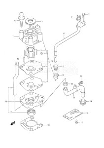 DF 9.9 drawing Water Pump