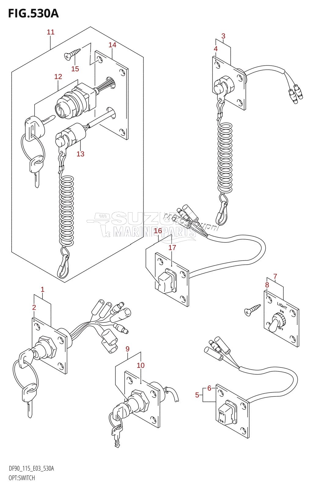 OPT:SWITCH (K1,K2,K3,K4)