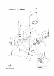 FL250HETU drawing PROPELLER-HOUSING-AND-TRANSMISSION-4