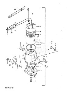 DT140 From 14002-300001 till 305081 ()  1983 drawing POWER UNIT