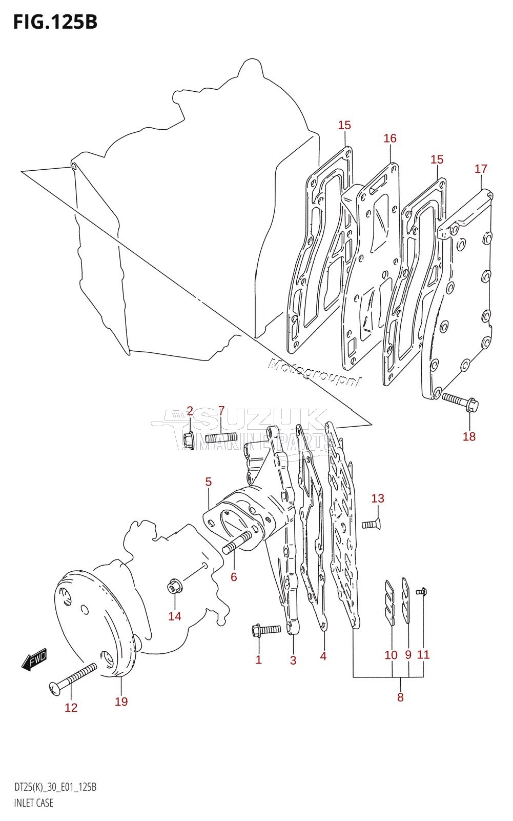 INLET CASE (DT25K)