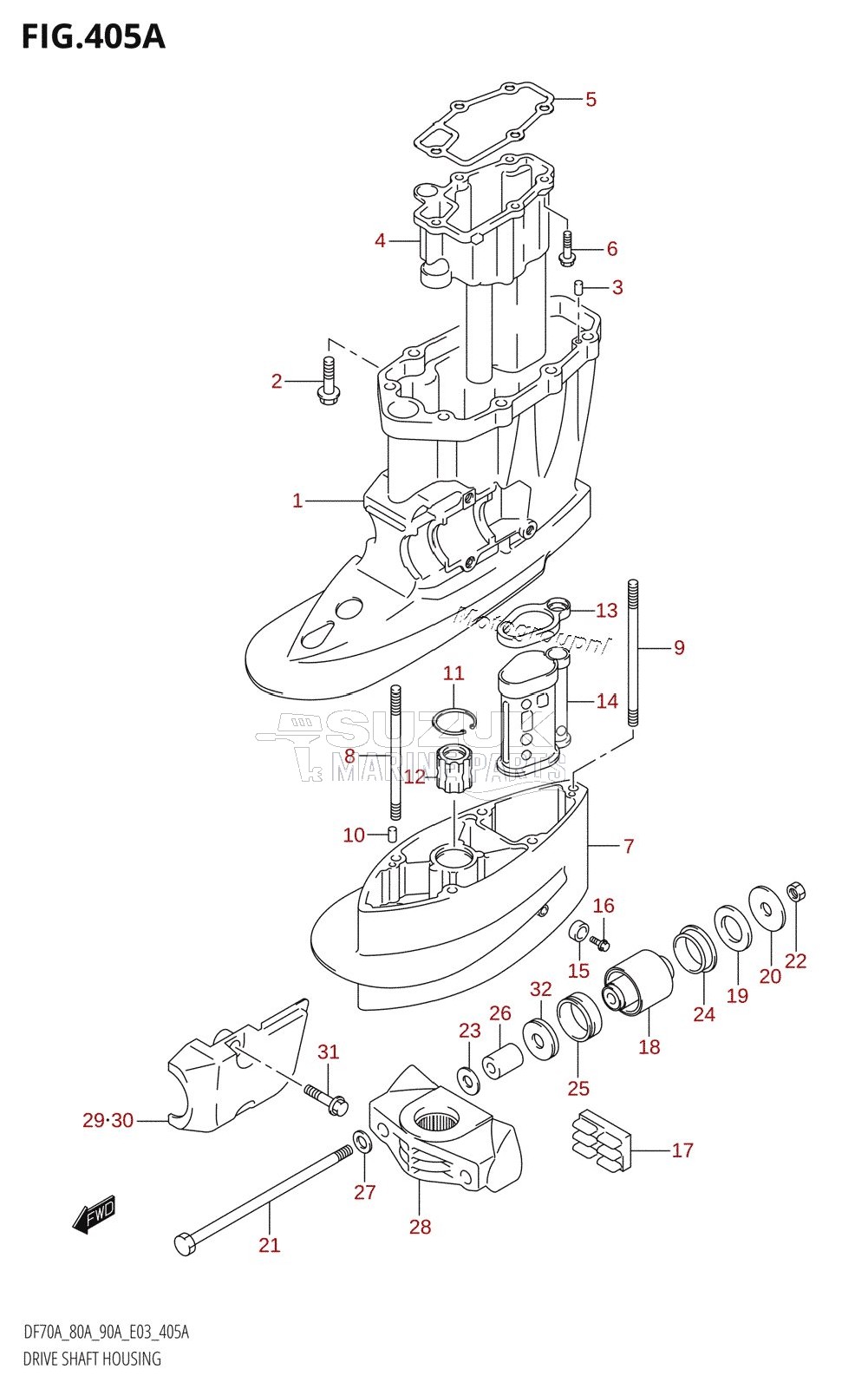 DRIVE SHAFT HOUSING