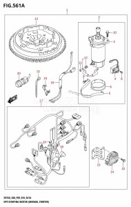 DF25A From 02504F-610001 (P03)  2016 drawing OPT:STARTING MOTOR (MANUAL STARTER) (DF25A:P03:M-STARTER)