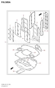 DF300A From 30002P-210001 (E03)  2012 drawing OPT:GASKET SET