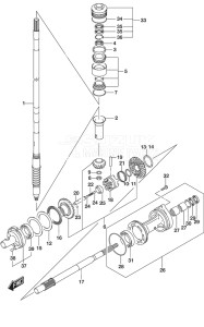 Outboard DF 250 drawing Transmission