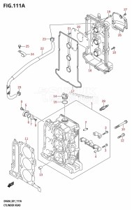 DF60A From 06002F-110001 (E01 E40)  2011 drawing CYLINDER HEAD