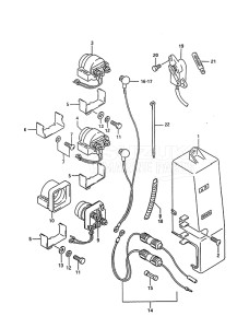 Outboard DT 85 drawing Relay