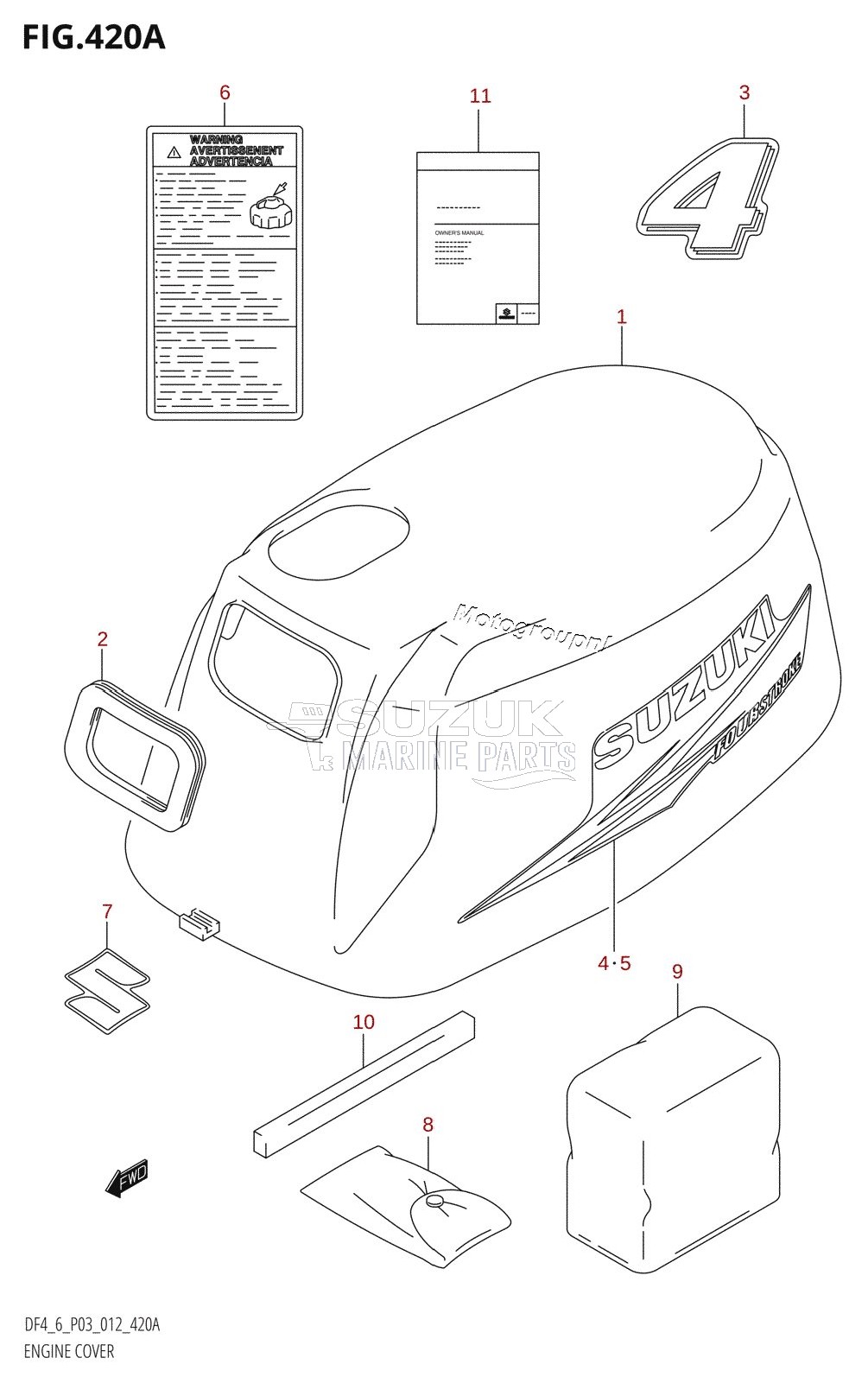 ENGINE COVER (DF4:P03)