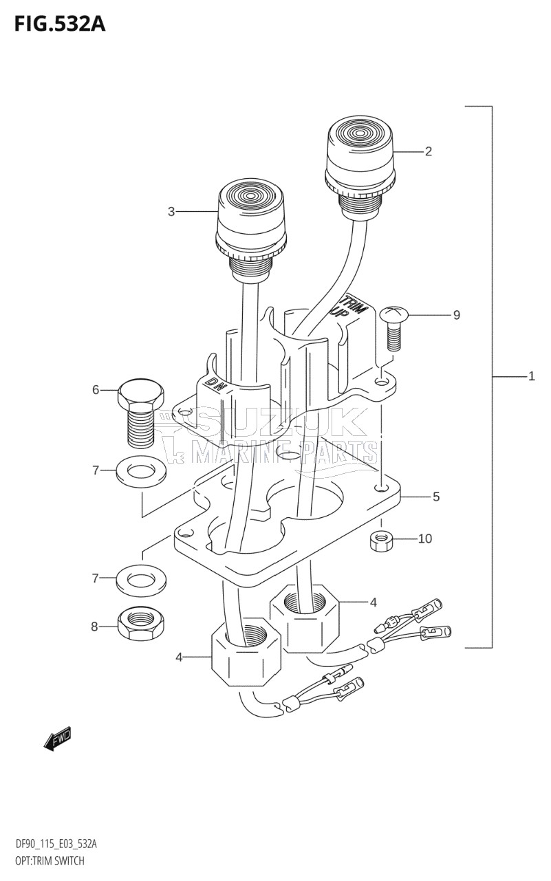 OPT:TRIM SWITCH (K1,K2,K3,K4)