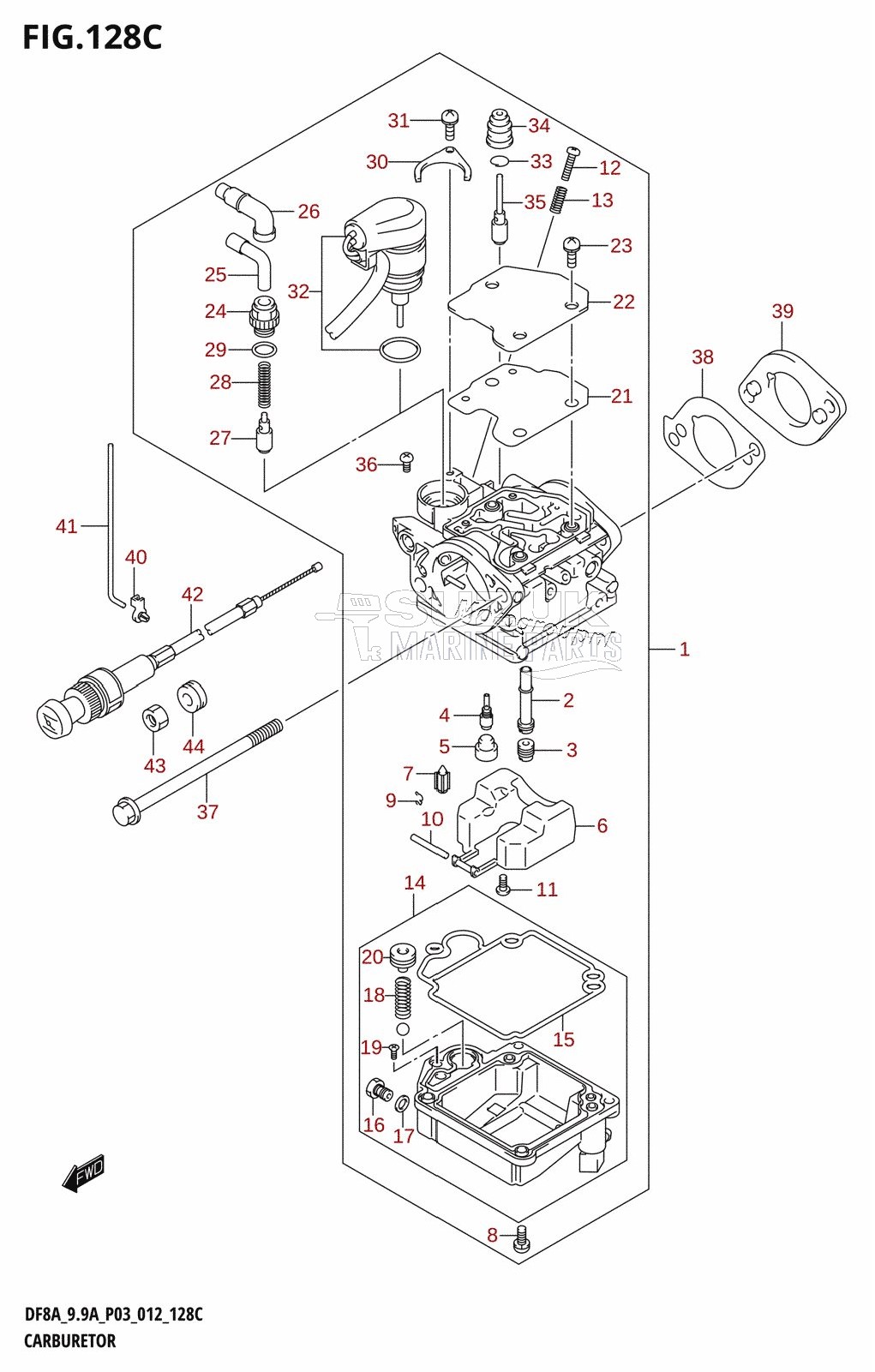 CARBURETOR (DF9.9A:P03)