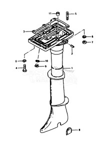 DT7.5 From F-10001 ()  1985 drawing DRIVE SHAFT HOUSING