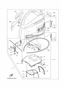 LF350XCC-2016 drawing FAIRING-UPPER