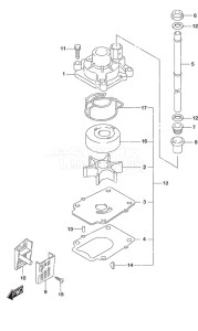 DF 70A drawing Water Pump