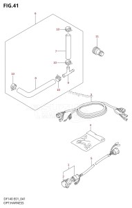 DF140Z From 14002Z-210001 (E01 E40)  2012 drawing OPT:HARNESS