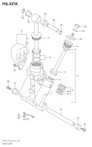 17502Z-210001 (2012) 175hp E01 E40-Gen. Export 1 - Costa Rica (DF175Z) DF175Z drawing TRIM CYLINDER