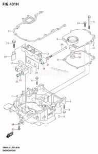 DF40A From 04003F-710001 (E01)  2017 drawing ENGINE HOLDER (DF60A:E40)