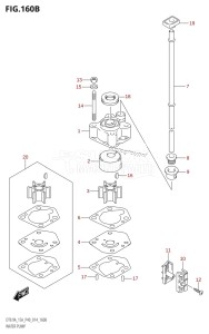 DT15A From 01504-410001 (P40)  2014 drawing WATER PUMP (DT9.9AK:P40)