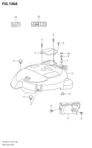 DF140BT From 14005F-340001 (E11 E40)  2023 drawing RING GEAR COVER (022)